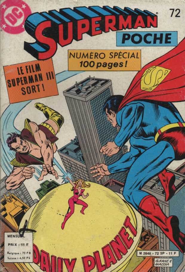 Scan de la Couverture Superman Poche n 72